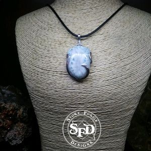 Blue Larimar pendant